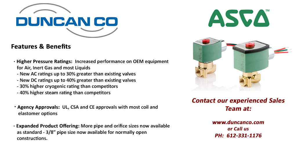 ASCO NextGen for more information contact us at www.duncanco.com